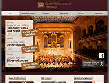 Tablet Screenshot of klassikphilharmonie.de